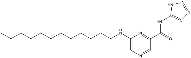  6-Dodecylamino-N-(1H-tetrazol-5-yl)pyrazine-2-carboxamide