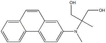 2-[(Phenanthren-2-yl)methylamino]-2-methyl-1,3-propanediol,,结构式