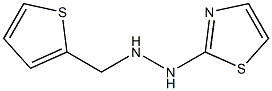 2-[2-(2-Thienylmethyl)hydrazino]thiazole Structure