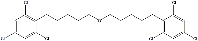 2,4,6-Trichlorophenylpentyl ether 结构式