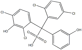 (2,5-Dichlorophenyl)(2,4-dichloro-3-hydroxyphenyl)(3-hydroxyphenyl)methanesulfonic acid