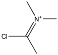 N-(1-Chloroethylidene)-N-methylmethanaminium Struktur