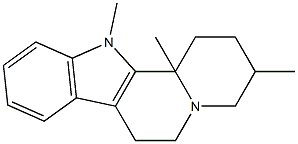 1,2,3,4,6,7,12,12b-Octahydro-3,12,12b-trimethylindolo[2,3-a]quinolizine