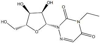 3-Ethyl-6-azauridine,,结构式