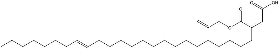 3-(16-Tetracosenyl)succinic acid 1-hydrogen 4-allyl ester,,结构式