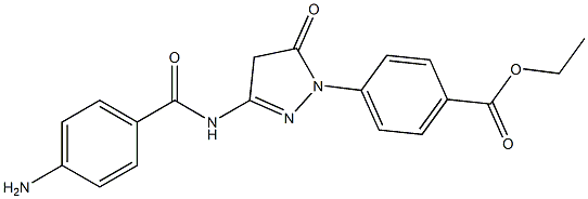 3-(4-Aminobenzoylamino)-1-(4-ethoxycarbonylphenyl)-2-pyrazolin-5-one