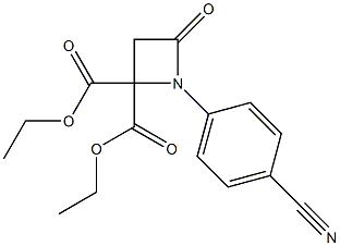 1-(4-Cyanophenyl)-4-oxoazetidine-2,2-dicarboxylic acid diethyl ester