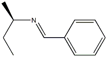 [R,(-)]-N-Benzylidene-1-methyl-1-propanamine Structure