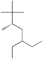 [S,(-)]-5-Ethyl-2,2,3-trimethylheptane Struktur