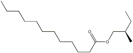 (-)-Lauric acid (R)-2-methylbutyl ester Structure