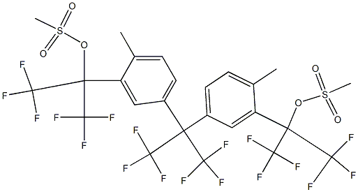  2,2-Bis[4-methyl-3-(2-methanesulfonyloxy-1,1,1,3,3,3-hexafluoropropan-2-yl)phenyl]-1,1,1,3,3,3-hexafluoropropane