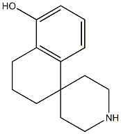 スピロ[ピペリジン-4,1'-テトラリン]-5'-オール 化学構造式
