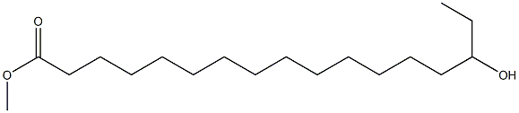 15-Hydroxyheptadecanoic acid methyl ester,,结构式