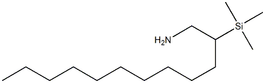 2-Trimethylsilyl-1-dodecanamine|