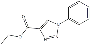 1-Phenyl-1H-1,2,3-triazole-4-carboxylic acid ethyl ester Structure