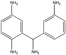 (3-Aminophenyl)(2,5-diaminophenyl)methanamine 结构式