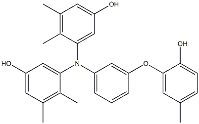 N,N-Bis(5-hydroxy-2,3-dimethylphenyl)-3-(2-hydroxy-5-methylphenoxy)benzenamine