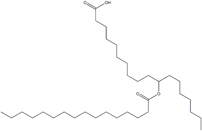 11-Hexadecanoyloxyoctadecanoic acid,,结构式