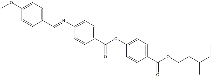  4-[4-(4-Methoxybenzylideneamino)benzoyloxy]benzoic acid (3-methylpentyl) ester