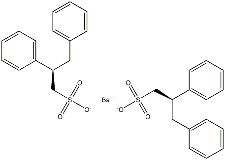 Bis[[R,(-)]-2,3-diphenyl-1-propanesulfonic acid] barium salt 结构式