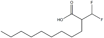 2-(Difluoromethyl)undecanoic acid Structure