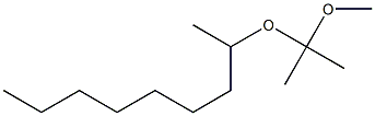 2-(1-Methoxy-1-methylethoxy)nonane Structure