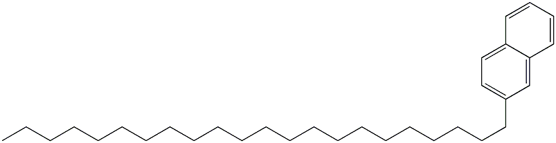 2-ドコシルナフタレン 化学構造式