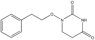 5,6-Dihydro-1-phenethyloxy-2,4(1H,3H)-pyrimidinedione Struktur
