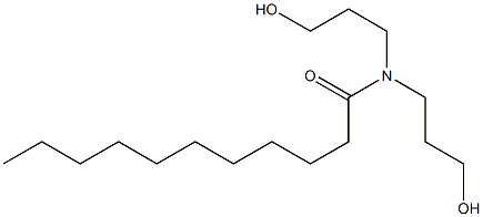 N,N-Bis(3-hydroxypropyl)undecanamide Structure