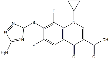 7-(5-Amino-3H-1,2,4-triazol-3-yl)thio-1-cyclopropyl-6,8-difluoro-1,4-dihydro-4-oxoquinoline-3-carboxylic acid