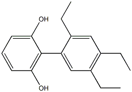 2-(2,4,5-Triethylphenyl)benzene-1,3-diol