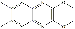 6,7-Dimethyl-2,3-dimethoxyquinoxaline Struktur