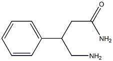 4-Amino-3-phenylbutyramide Structure