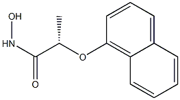 [S,(+)]-2-(1-Naphtyloxy)propanehydroxamic acid Structure