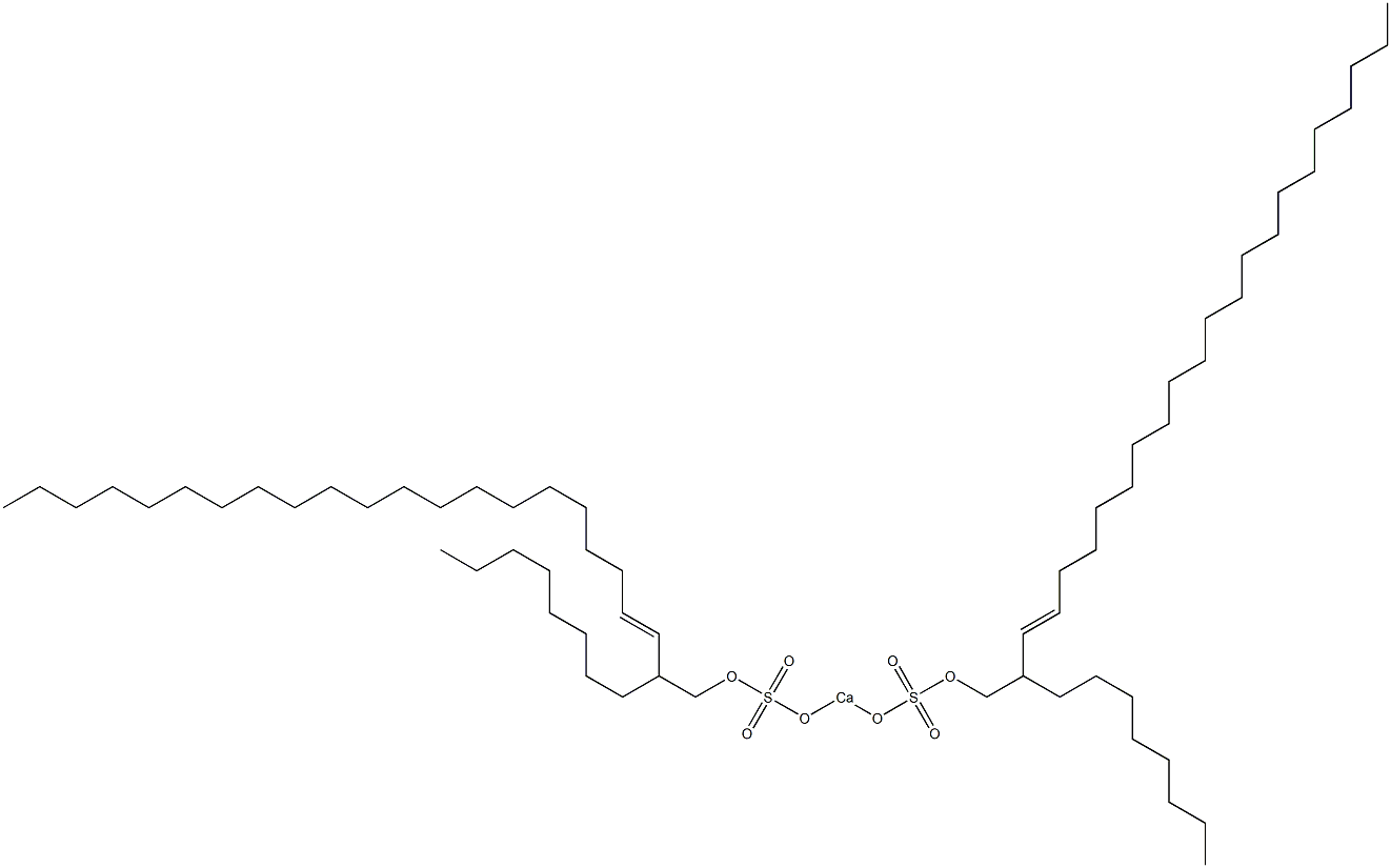 Bis(2-octyl-3-tricosenyloxysulfonyloxy)calcium 结构式