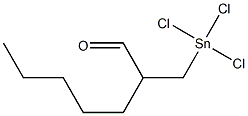 2-[(Trichlorostannyl)methyl]heptanal|