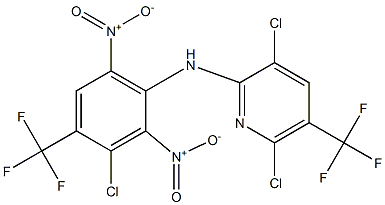 3,6-Dichloro-5-trifluoromethyl-N-(3-chloro-4-trifluoromethyl-2,6-dinitrophenyl)pyridin-2-amine|