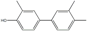 2-Methyl-4-(3,4-dimethylphenyl)phenol 结构式