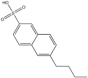 6-Butyl-2-naphthalenesulfonic acid Struktur