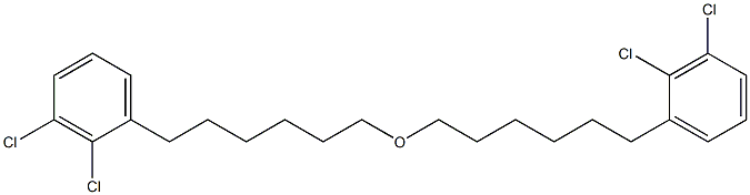 2,3-Dichlorophenylhexyl ether Structure