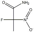 2-Fluoro-2-nitropropanamide 结构式