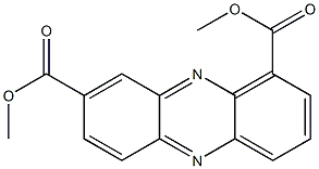 1,8-Phenazinedicarboxylic acid dimethyl ester,,结构式