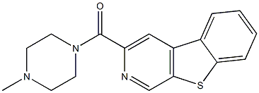 3-(4-Methyl-1-piperazinylcarbonyl)[1]benzothieno[2,3-c]pyridine