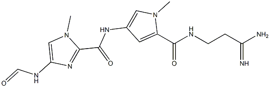  N-(3-Amino-3-iminopropyl)-1-methyl-4-[[1-methyl-4-(formylamino)-1H-imidazol-2-yl]carbonylamino]-1H-pyrrole-2-carboxamide