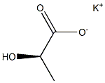 [R,(+)]-2-Hydroxypropionic acid potassium salt Struktur