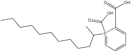 (-)-Phthalic acid hydrogen 1-[(R)-1-methylundecyl] ester Struktur