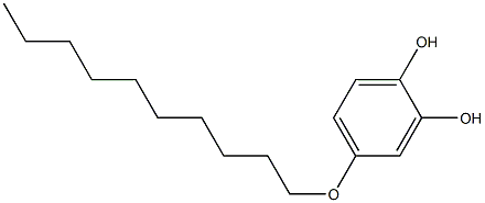 4-Decyloxypyrocatechol 结构式