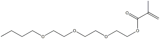 Methacrylic acid 2-[2-(2-butoxyethoxy)ethoxy]ethyl ester Structure