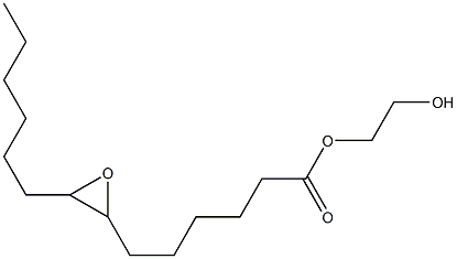 7,8-エポキシミリスチン酸2-ヒドロキシエチル 化学構造式