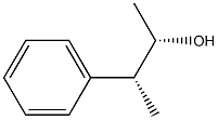 [2S,3R,(+)]-3-フェニルブタン-2-オール 化学構造式